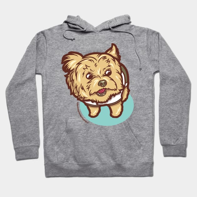 The Life of Toby the Yorkie Hoodie by wehkid